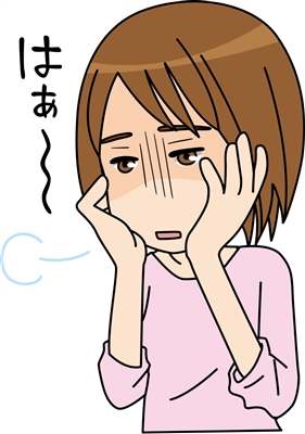 女性が落ち込むイラスト