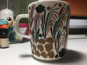 マリメッコのマグカップ写真