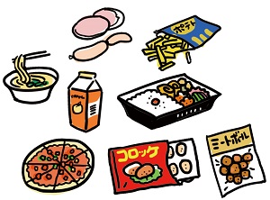 加工食品イラスト